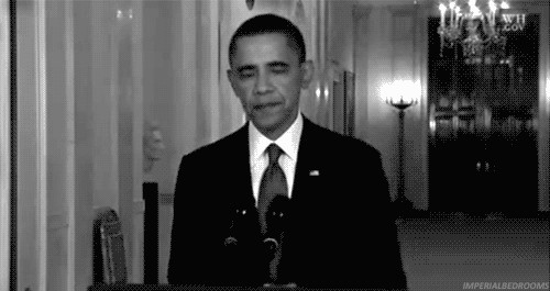 obama walk off gif