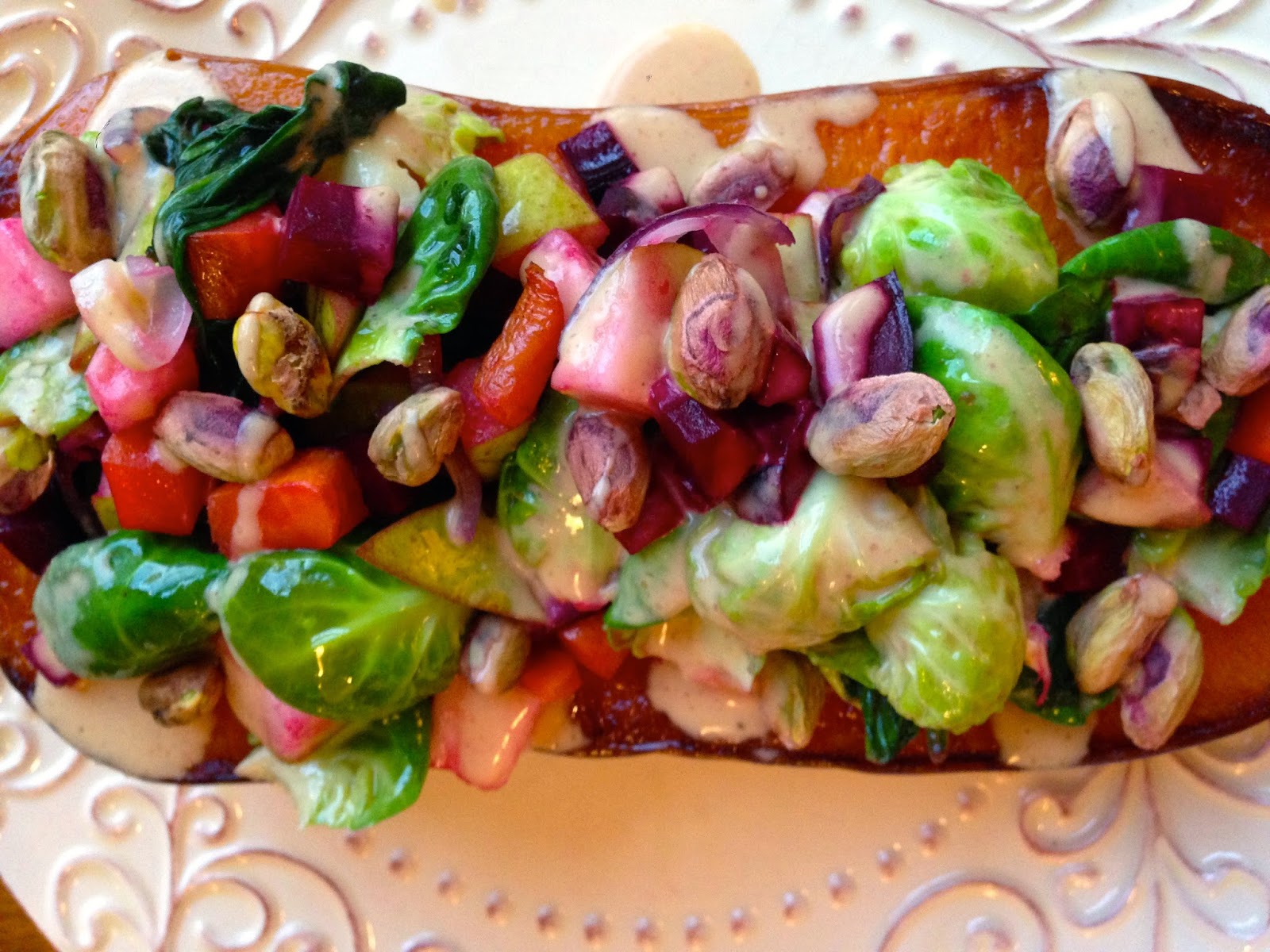 Butternut Squash Boats by BeautyBeyondBones #glutenfree #vegan #paleo #food #edrecovery #healthyfood