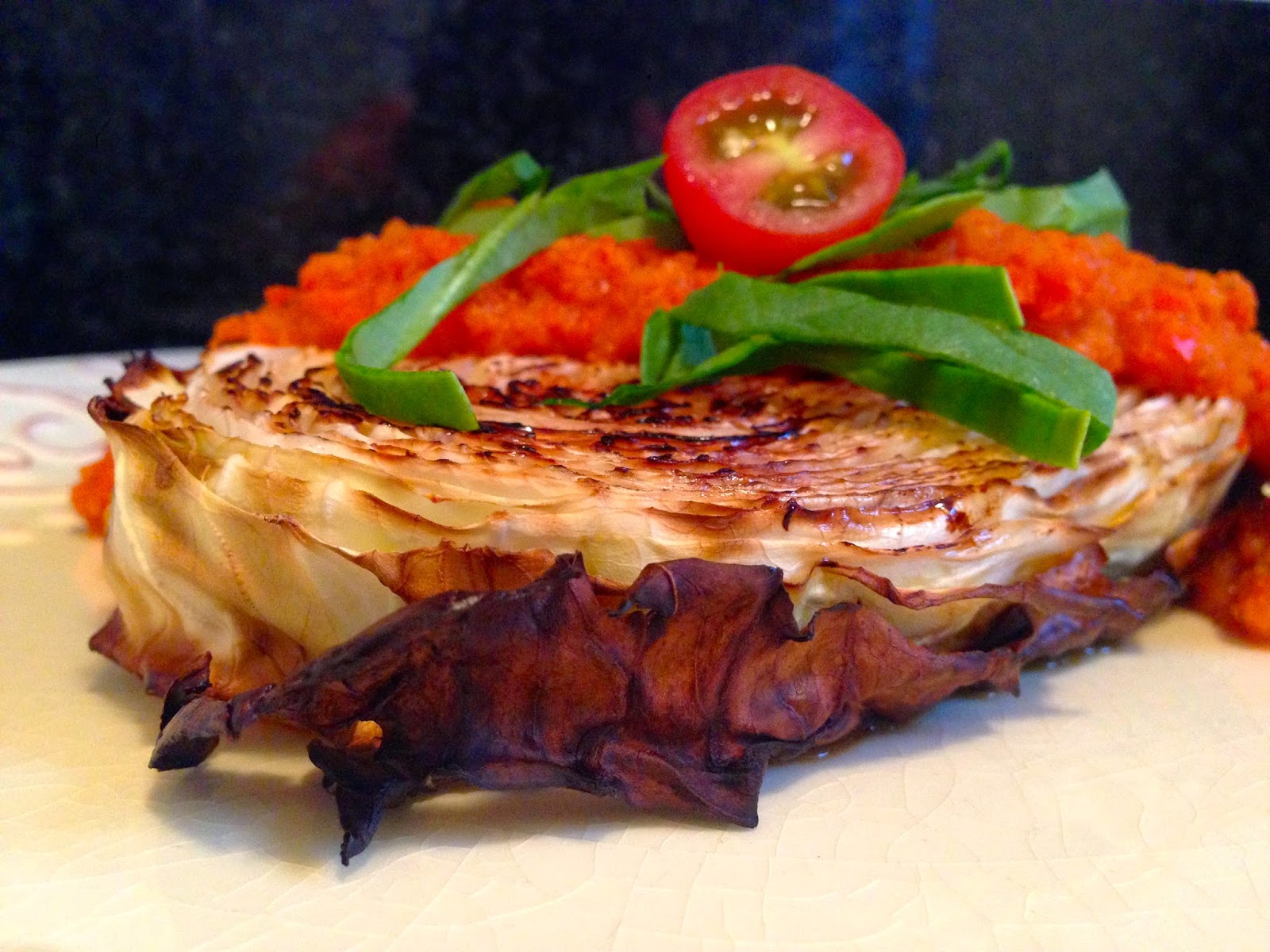 Oven Roasted Cabbage Steak recipe by BeautyBeyondBones. #glutenfree #vegan #paleo #specificcarbohydratediet #vegetarian