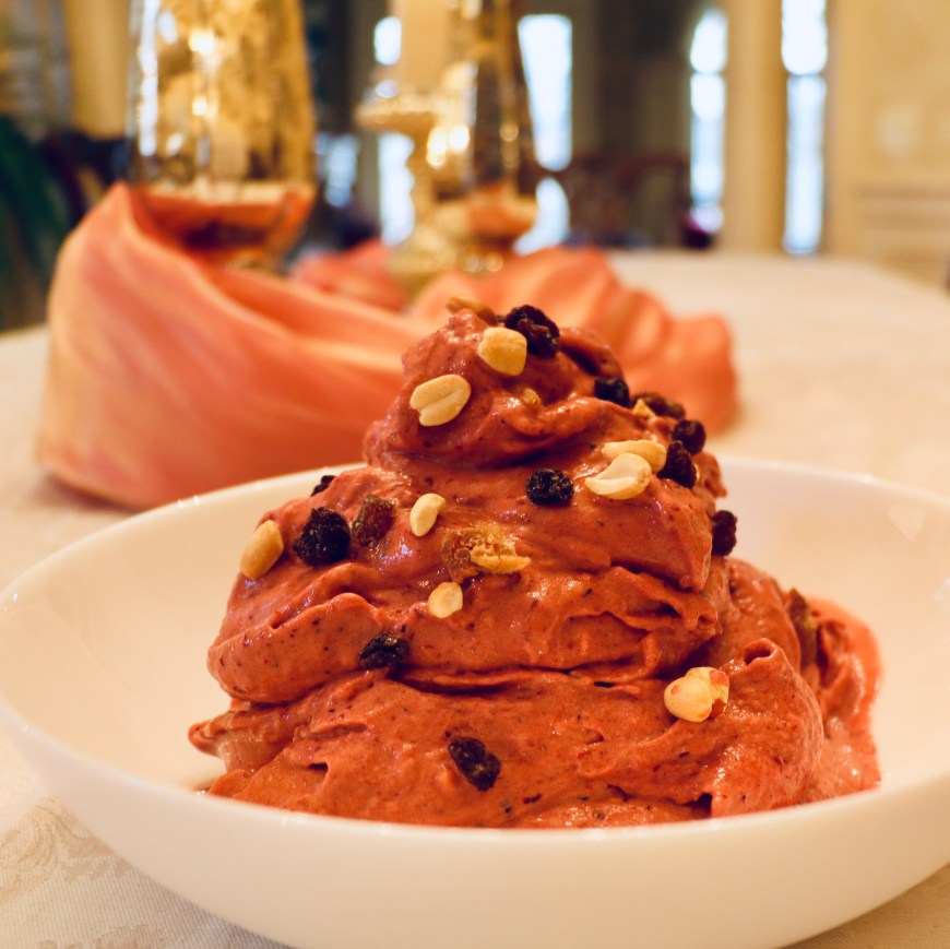 Black Cherry Vanilla Ice Cream, by BeautyBeyondBones #glutenfree #vegan #paleo #specificcarbohydratediet #nicecream #food 