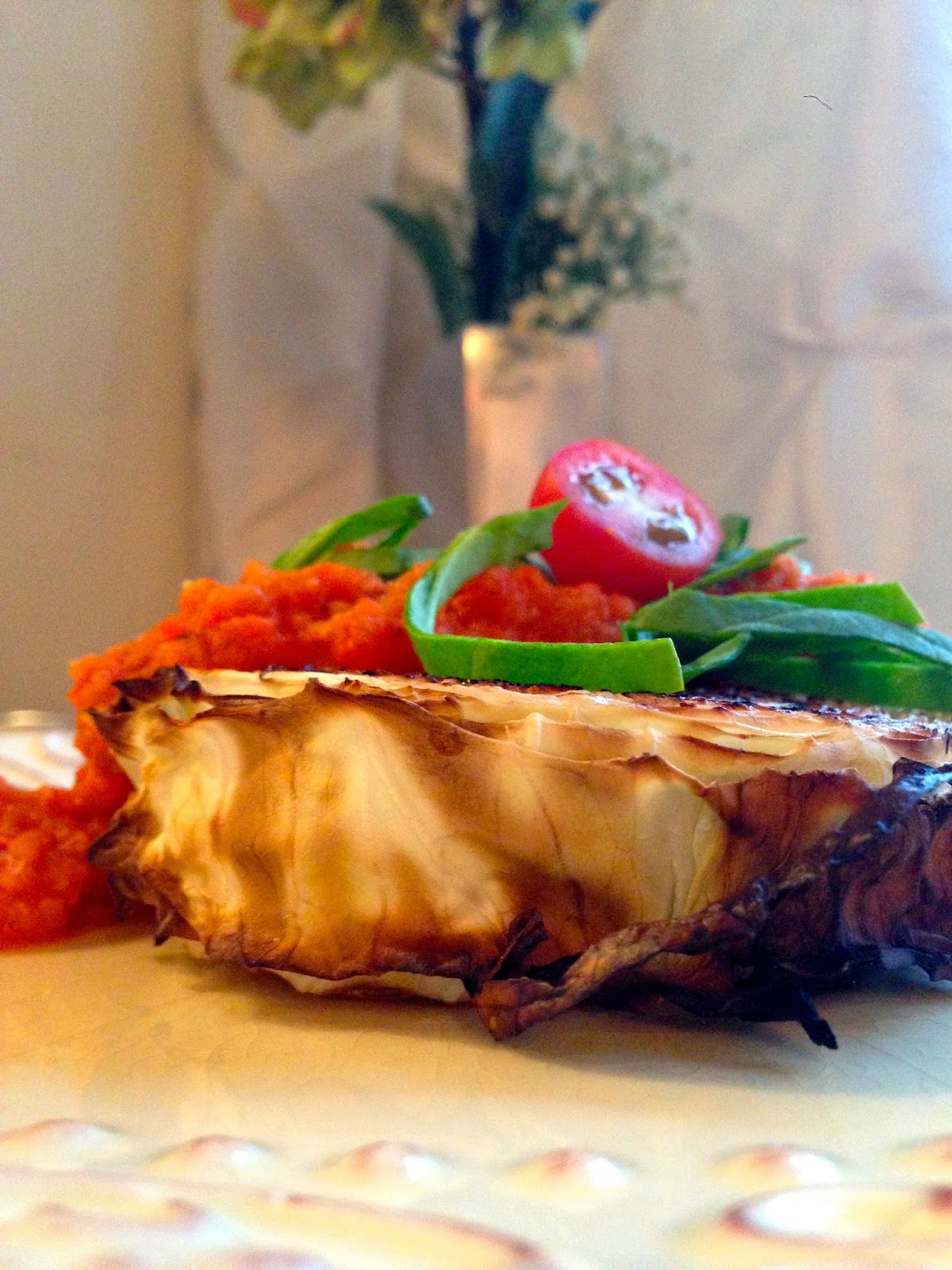 Oven Roasted Cabbage Steak recipe by BeautyBeyondBones. #glutenfree #vegan #paleo #specificcarbohydratediet #vegetarian