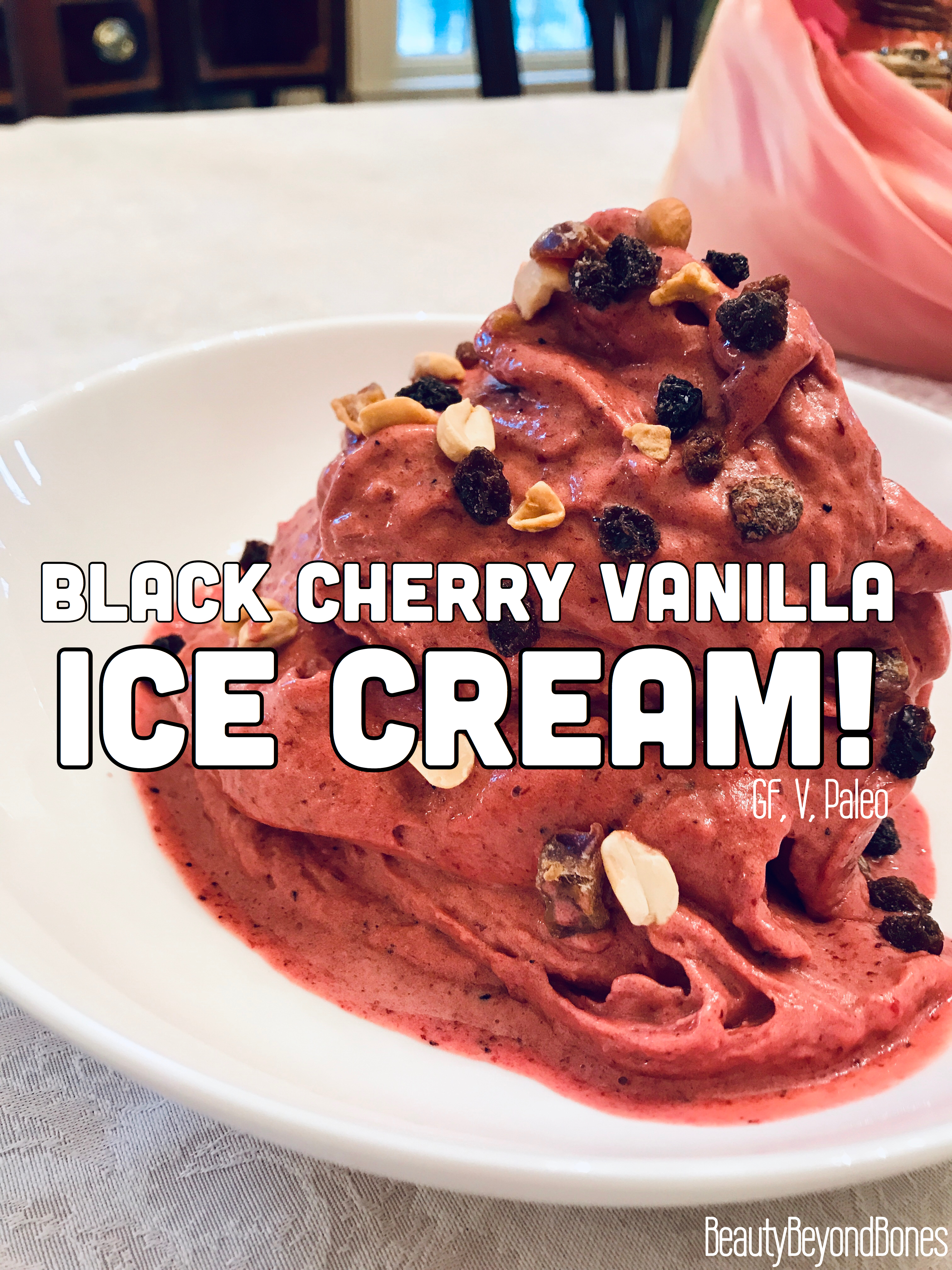 Black Cherry Vanilla Ice Cream!