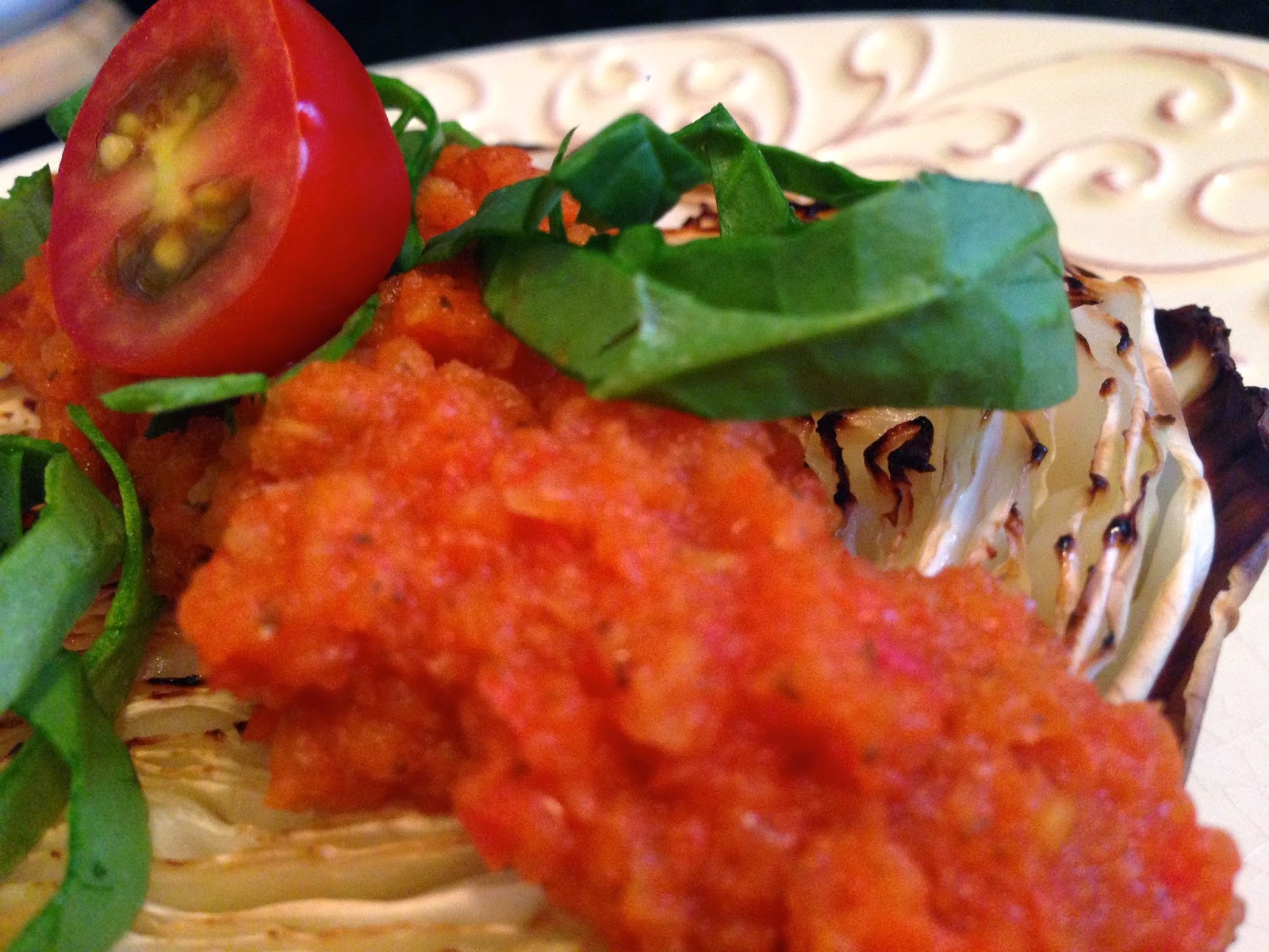 Oven Roasted Cabbage Steak recipe by BeautyBeyondBones. #glutenfree #vegan #paleo #specificcarbohydratediet #vegetarian