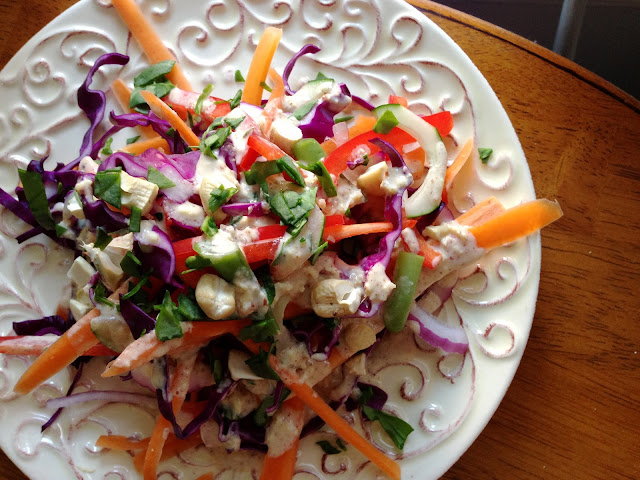 Purple People Pleaser Salad by BeautyBeyondBones! #glutenfree #vegan #paleo #edrecovery