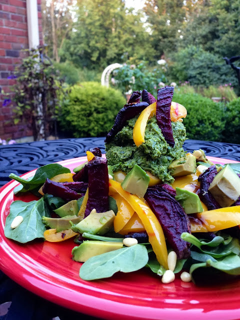 Crimson Matchstick Mashup Salad #beautybeyondbones #glutenfree #vegan #vegetarian #paleo #food #edrecovery