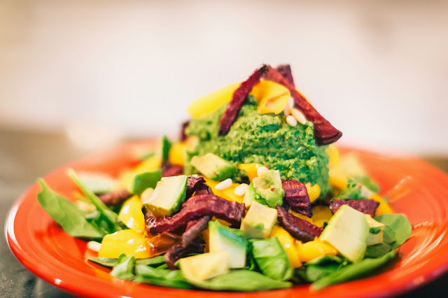 Crimson Matchstick Mashup Salad #beautybeyondbones #glutenfree #vegan #vegetarian #paleo #food #edrecovery