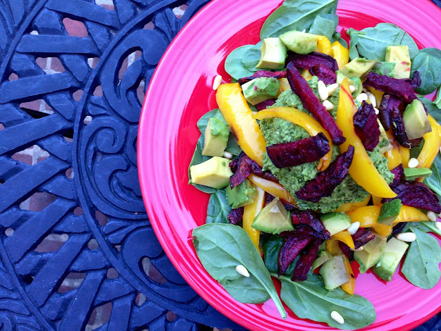 Crimson Matchstick Mashup Salad #beautybeyondbones #glutenfree #vegan #vegetarian #paleo #food #edrecovery
