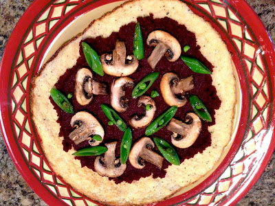 Beet & Mushroom Flatbread #beautybeyondbones #edrecovery #glutenfree #vegan #paleo #food #summer