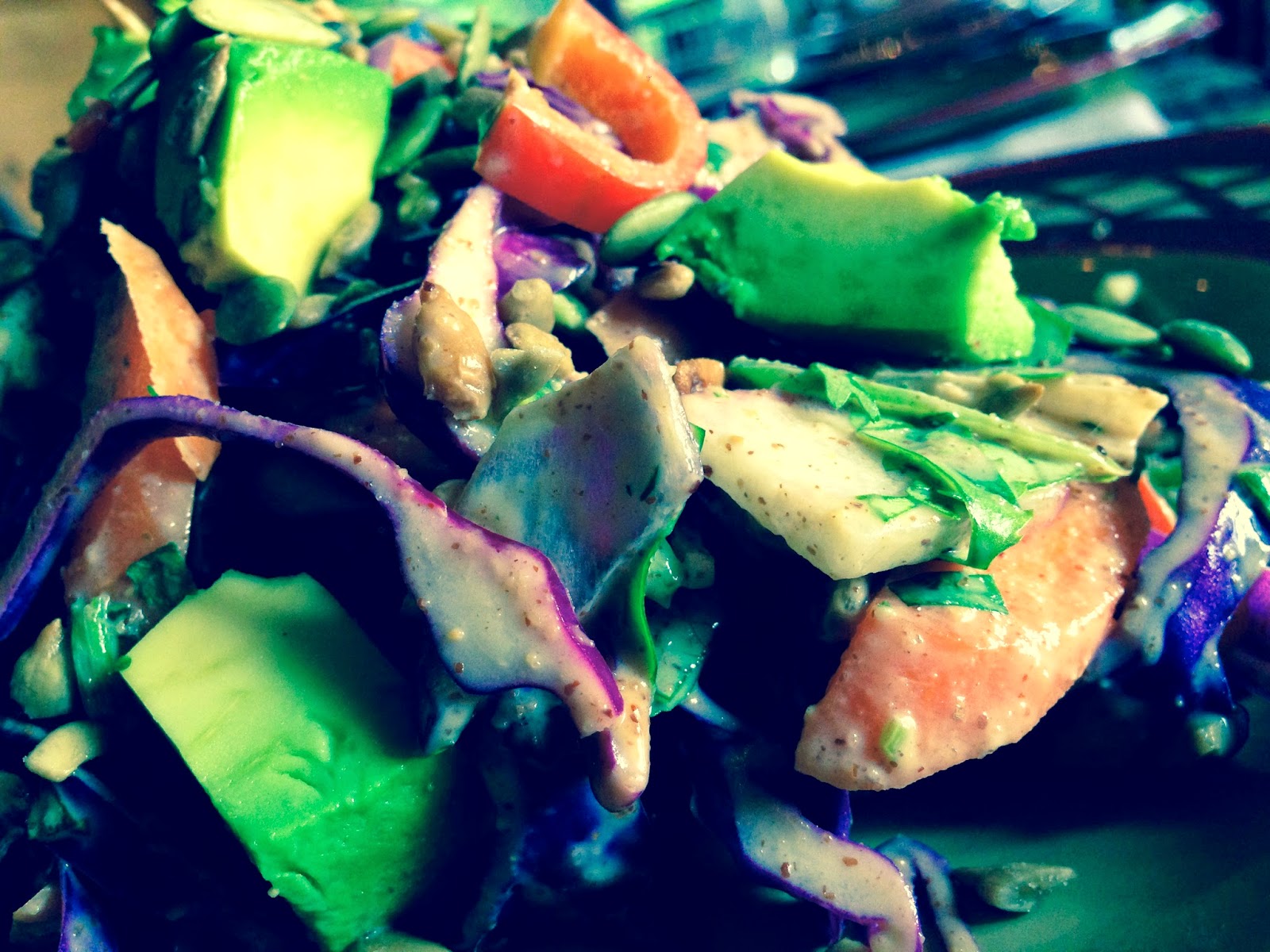 Kitchen Sink Salad by BeautyBeyondBones #glutenfree #grainfree #vegan #paleo #vegetarian #food #dinner #edrecovery