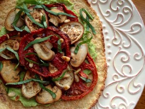 Oven Dried Tomato and Avocado Pizza! By BeautyBeyondBones #glutenfree #paleo #food #edrecovery #specificcarbohydratediet #vegetarian