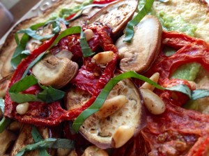Oven Dried Tomato and Avocado Pizza! By BeautyBeyondBones #glutenfree #paleo #food #edrecovery #specificcarbohydratediet #vegetarian