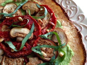 Oven Dried Tomato and Avocado Pizza! By BeautyBeyondBones #glutenfree #paleo #food #edrecovery #specificcarbohydratediet #vegetarian