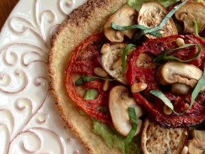 Oven Dried Tomato and Avocado Pizza! By BeautyBeyondBones #glutenfree #paleo #food #edrecovery #specificcarbohydratediet #vegetarian