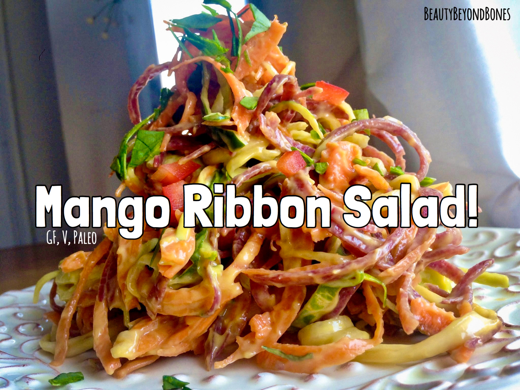 Mango Ribbon Salad!