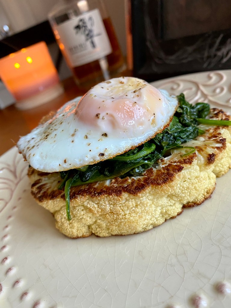 Eggs Florentine by BeautyBeyondBones #edrecovery #dinner #vegetarian #paleo #specificcarbohydratediet #grainfree #glutenfree #food #yum #Quarantine