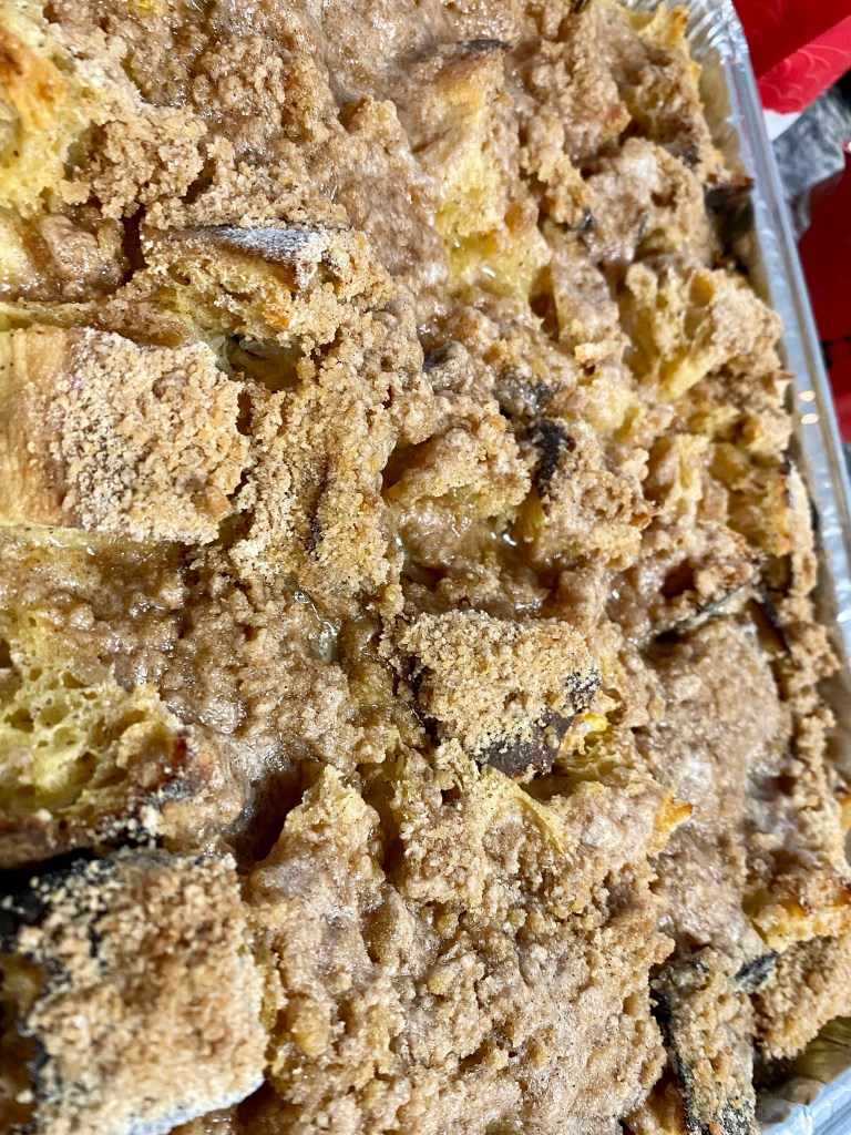 Overnight French Toast Casserole by BeautyBeyondBones! #food #breakfast #brunch #casserole #frenchtoast #vegetarian #food #edrecovery 