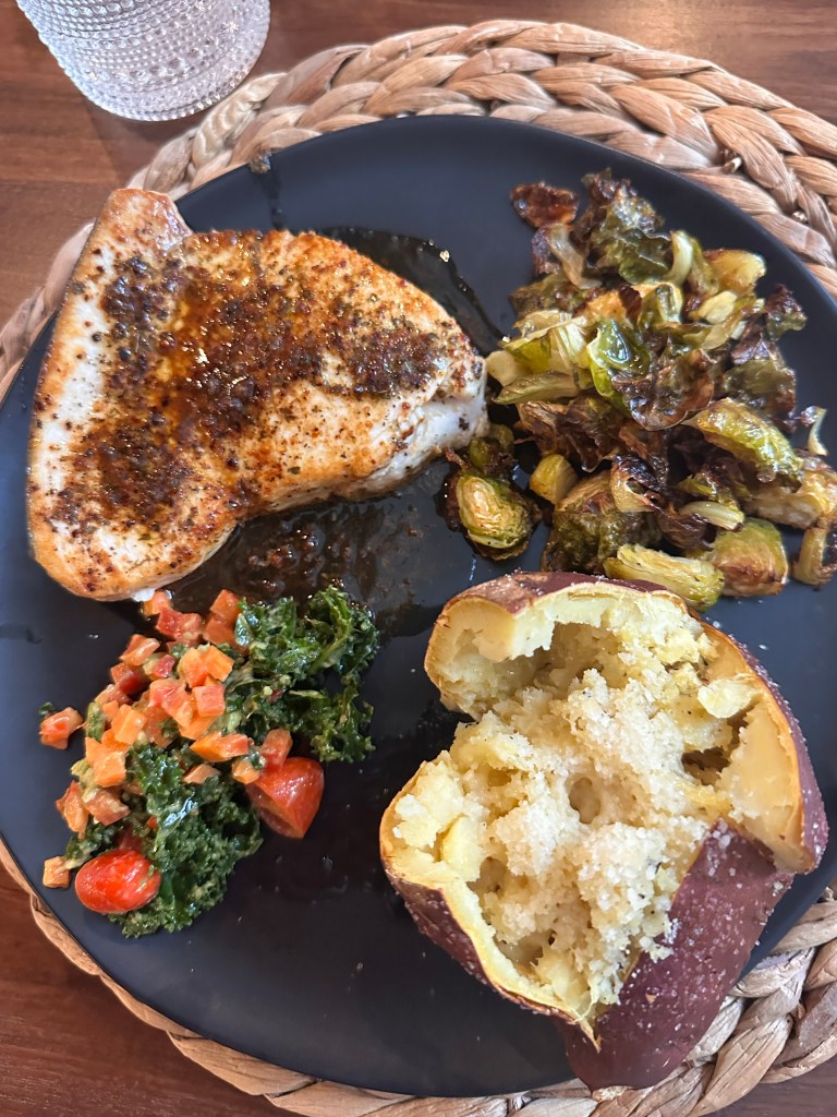 Think you don't like Swordfish?? THINK AGAIN! This melt in your mouth recipe is my new favorite dinner! Crispy outside and tender, juicy inside! YUM! #cooking #fish #glutenfree #keto #lowcarb #food #dinner #yum #paleo #specificcarbohydratediet