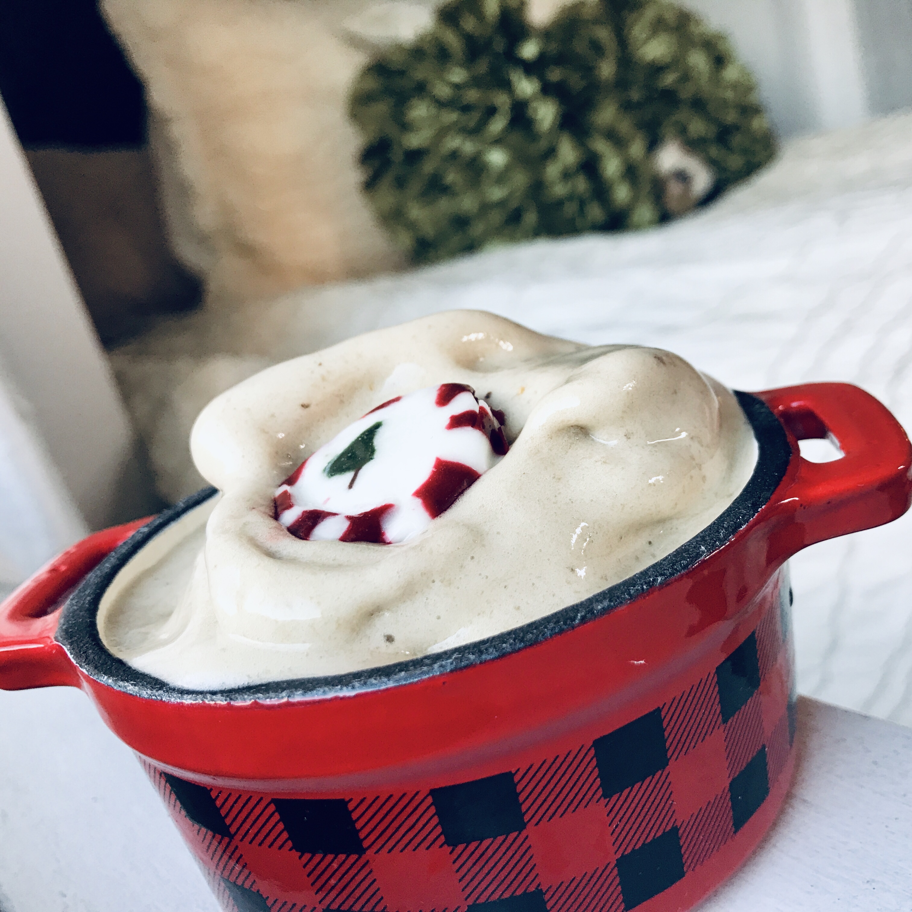 Peppermint Mocha Ice Cream - BeautyBeyondBones #nicecream #dessert #glutenfree #vegan #paleo #dairyfree #christmas #edrecovery #food #sugarfree