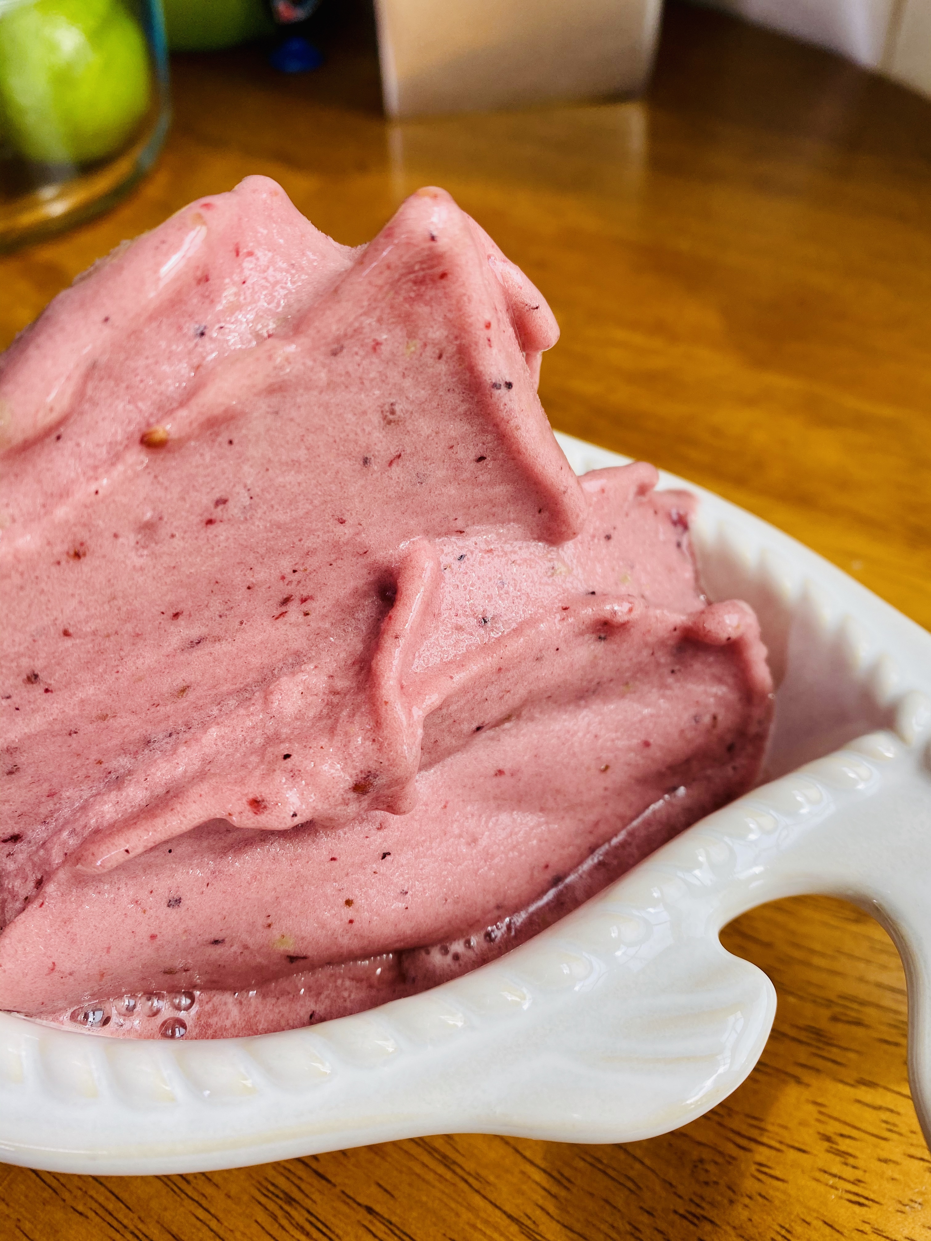 Watermelon Blackberry Ice Cream by BeautyBeyondBones! #dessert #food #glutenfree #vegan #paleo #specificcarbohydratediet #edrecovery 