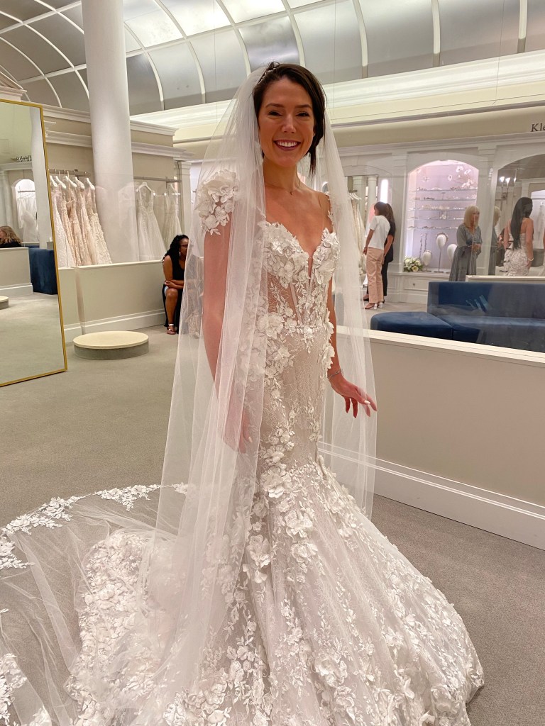 I went to the top bridal boutiques in #NYC. Sharing the wedding dresses I DIDN'T choose! (Don't worry, I'm not showing my fiance!) #bride #bridetobe #wedding #weddingdress #style #fashion #engaged #engagement #kleinfeld