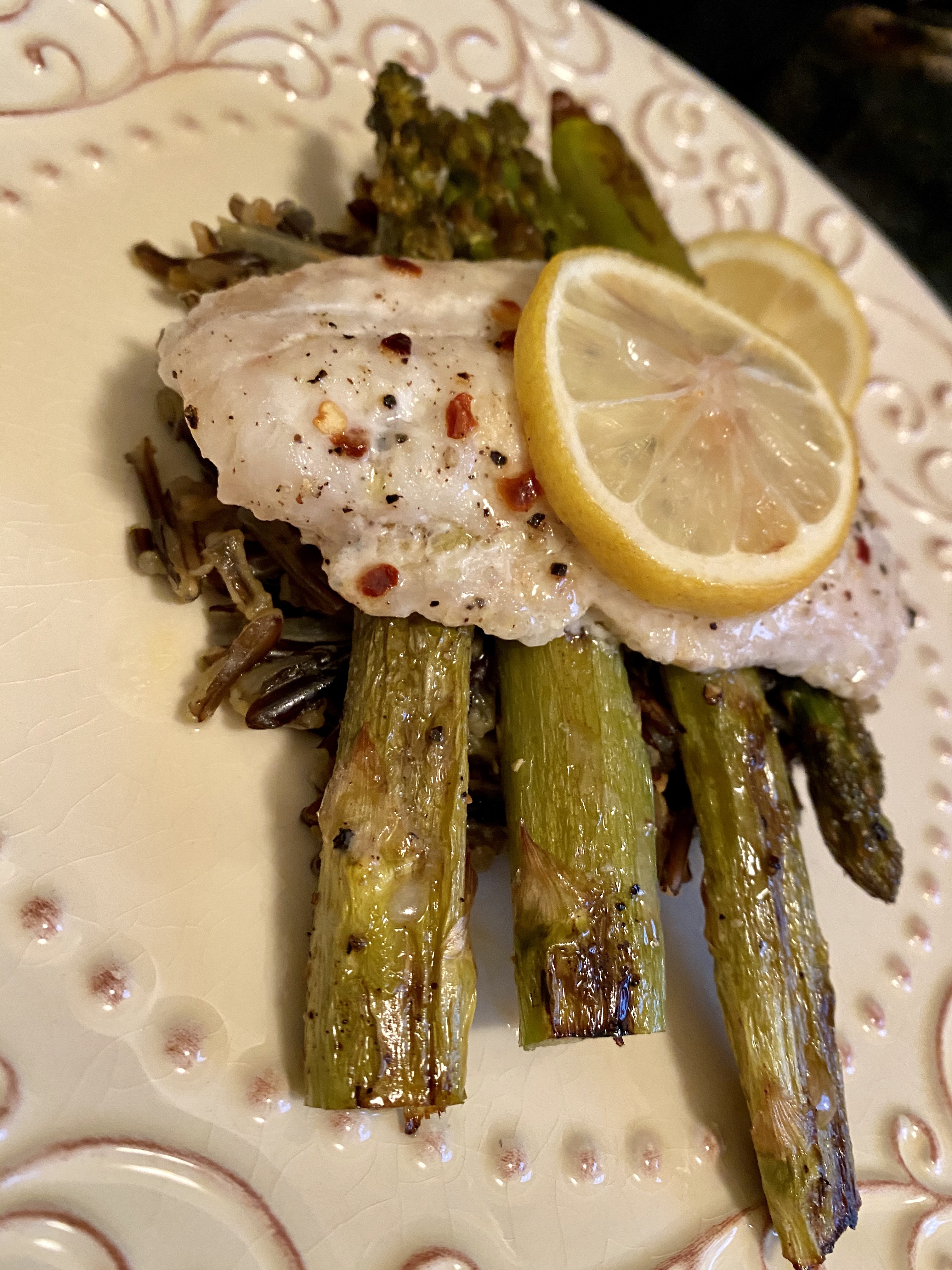 White wine sea bass by BeautyBeyondBones #glutenfree #paleo #grainfree #specificcarbohydratediet #scd #edrecovery #food #dinner #pescatarian