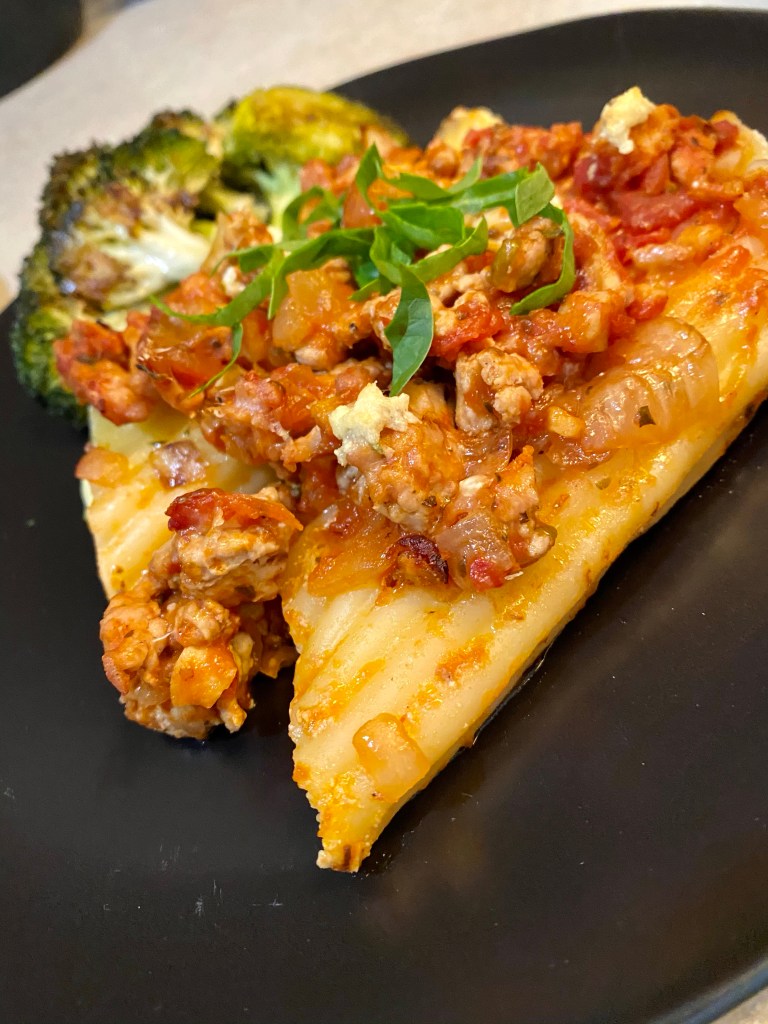 Three Cheese Manicotti by BeautyBeyondBones #food #italianfood #pasta #recipes #cheese #edrecovery