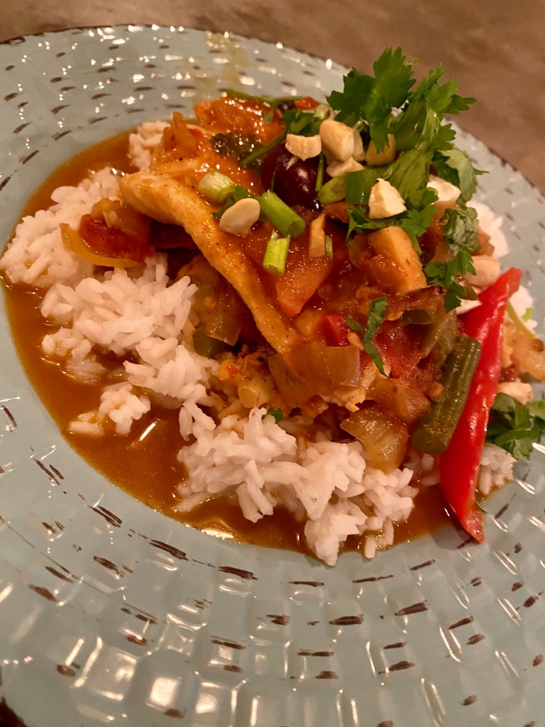 Curry Poached Sea Bass by BeautyBeyondBones! #edrecovery #food #glutenfree #grainfree #paleo #curry #health #healthyfood #specificcarbohydratediet #wellness #dinner