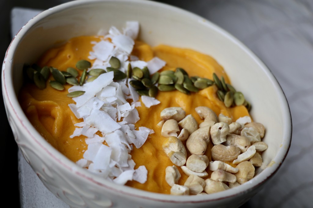 Pumpkin Pie Ice Cream by BeautyBeyondBones #glutenfree #vegan #paleo #dairyfree #fall #pumpkinspice #edrecovery #dessert