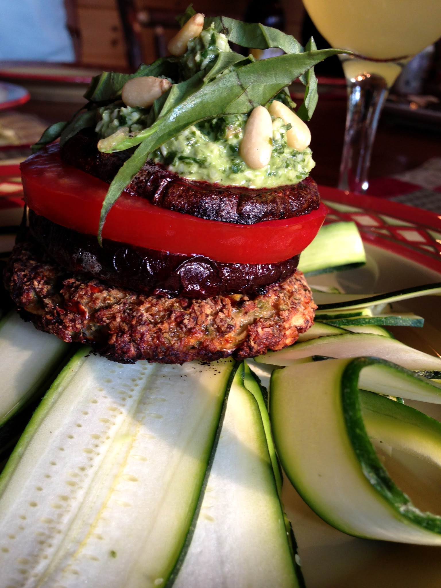 Grain Free Veggie Burger by BeautyBeyondBones #glutenfree #vegan #vegetarian #dinner #paleo #grainfree #healthy #healthyfood #edrecovery