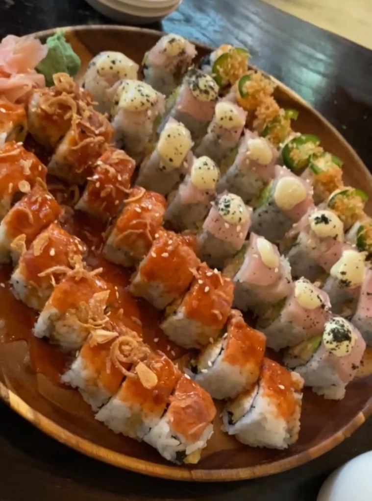 A healthy and delicious KETO dinner! My scallop fried rice tower is a feast for the eyes as well as the stomach! This gluten free recipe is a staple in house! It's Specific Carbohydrate Diet friendly too! #food #keto #paleo #lowcarb #healthyfood #fish #seafood #glutenfree #specificcarbohydratediet #friedrice