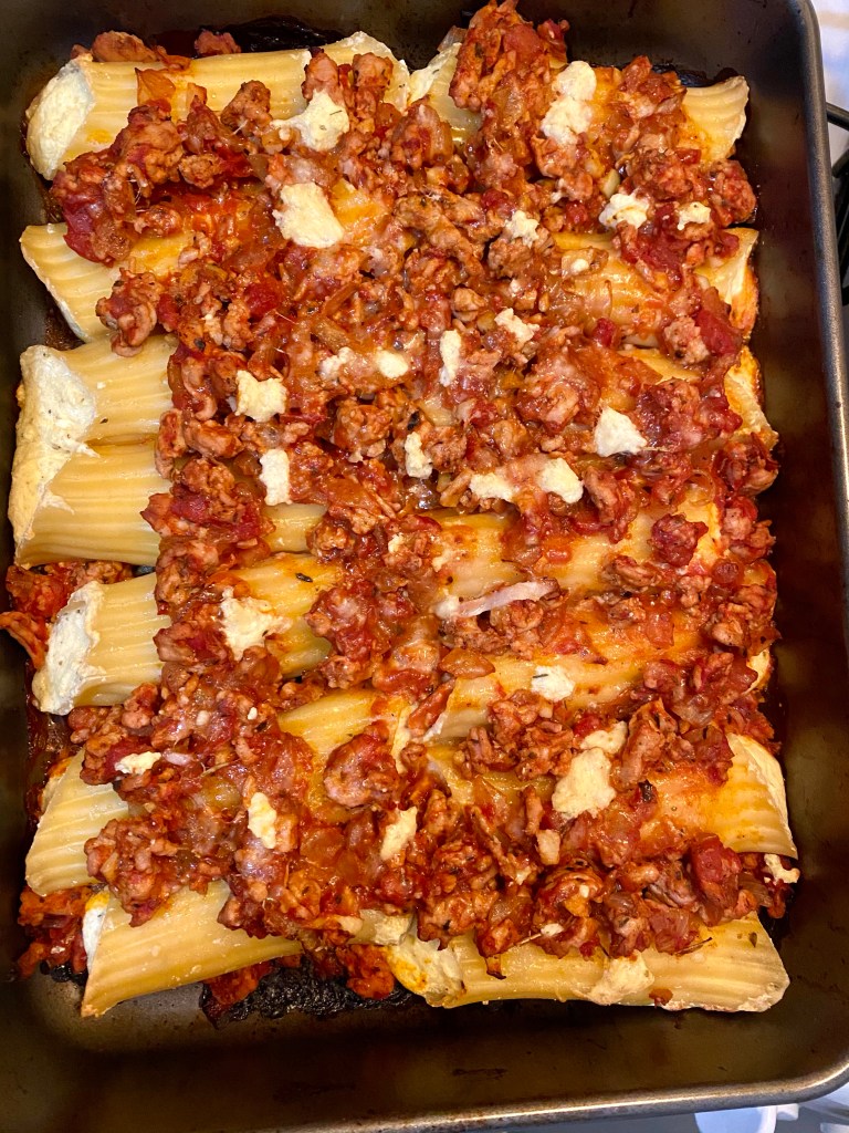 Three Cheese Manicotti by BeautyBeyondBones #food #italianfood #pasta #recipes #cheese #edrecovery