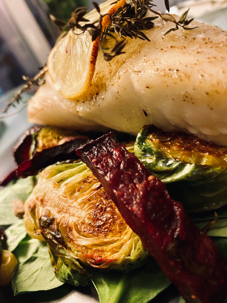 Halibut with Pistachio Quinoa Pilaf by BeautyBeyondBones #food #healthyfood #lent #dairyfree #glutenfree #keto #paleo