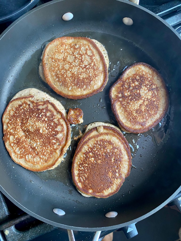 A decadent and down right delicious breakfast recipe! Banana Pancakes! And they’re secretly healthy! Made from bananas and almond flour, they’re gluten free and paleo too! #healthyfood #breakfast #pancakes #food #paleo #glutenfree #brunch #vegetarian #edrecovery #wellness 