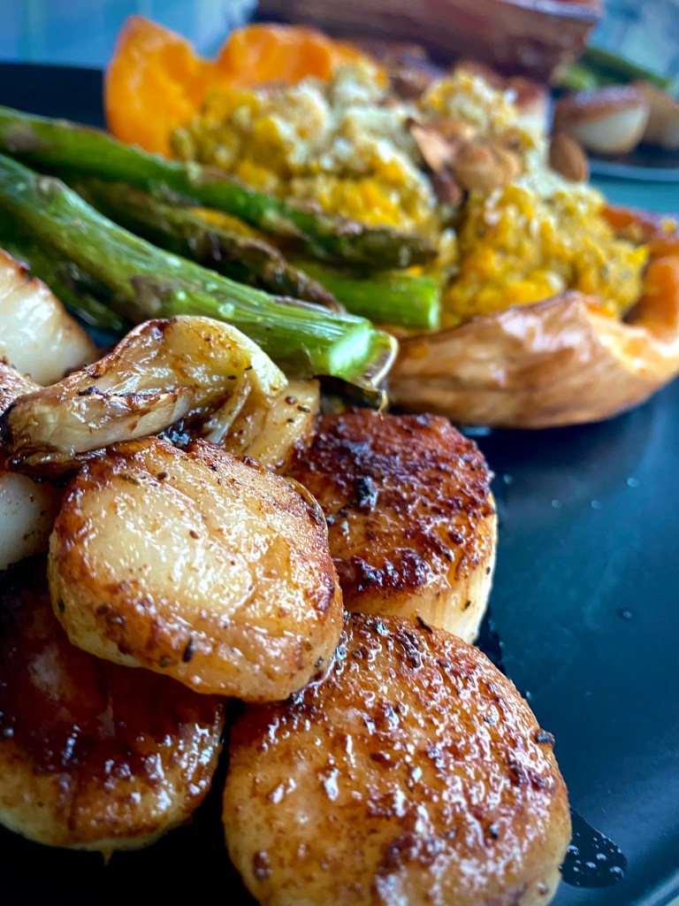 This rustically fabulous dish is as delicious as it is gorgeous! Pesto Butternut Squash Boats! Packed with flavor, this is one healthy #dinner your family will love! #glutenfree #vegetarian #vegan #keto #lowcarb #paleo #food #healthy #recipe 