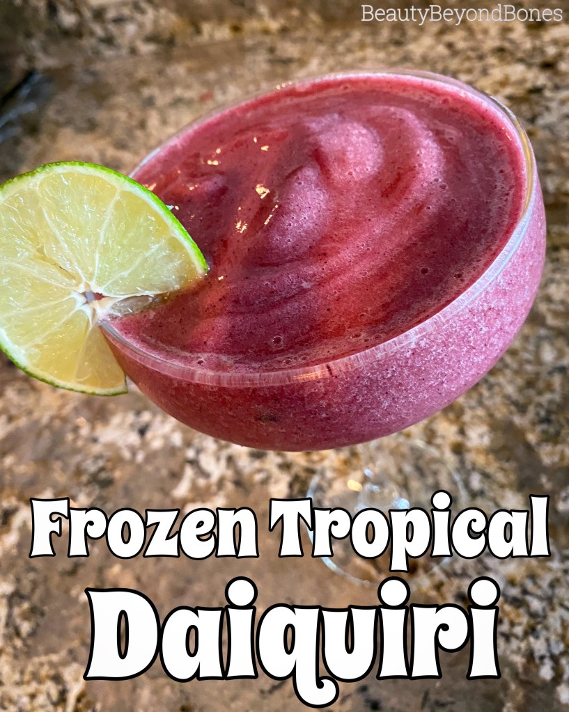 Nothing says #SUMMER like a refreshing FROZEN #COCKTAIL! And I'm sharing my three favorite ones! A Strawberry #Margarita, Tropical Daiquiri, and Ice Cream Grasshopper! They're a hit for any party! #recipe #bbq #recipe #cocktailrecipe #alcohol #drinks #blenderrecipe 