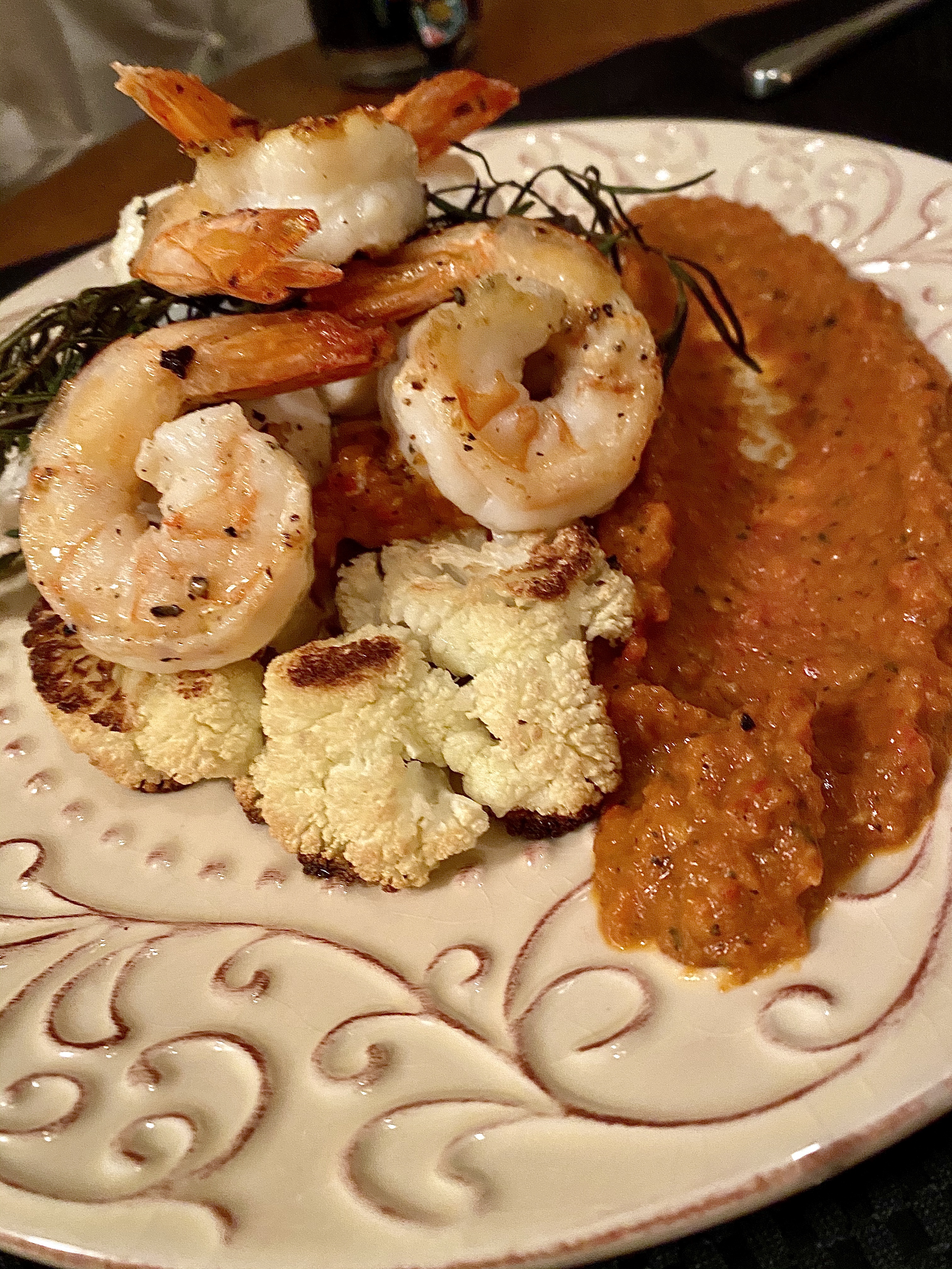Shrimp Pomodoro Pasta by BeautyBeyondBones #edrecovery #food #glutenfree #paleo #keto #cooking #dinner #recipe #specificcarbohydratediet