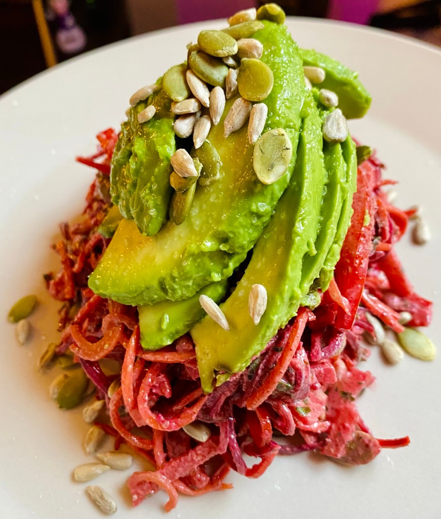 BBQ with Rainbow Salad! by BeautyBeyondBones #glutenfree #grainfree #vegan #paleo #vegetarian #plantbased #healthyfood #food #dinner #edrecovery #yum