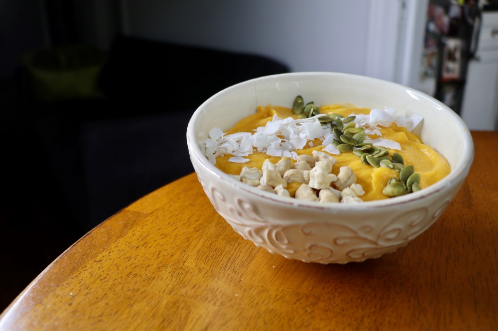 Pumpkin Pie Ice Cream by BeautyBeyondBones #glutenfree #vegan #paleo #dairyfree #fall #pumpkinspice #edrecovery #dessert