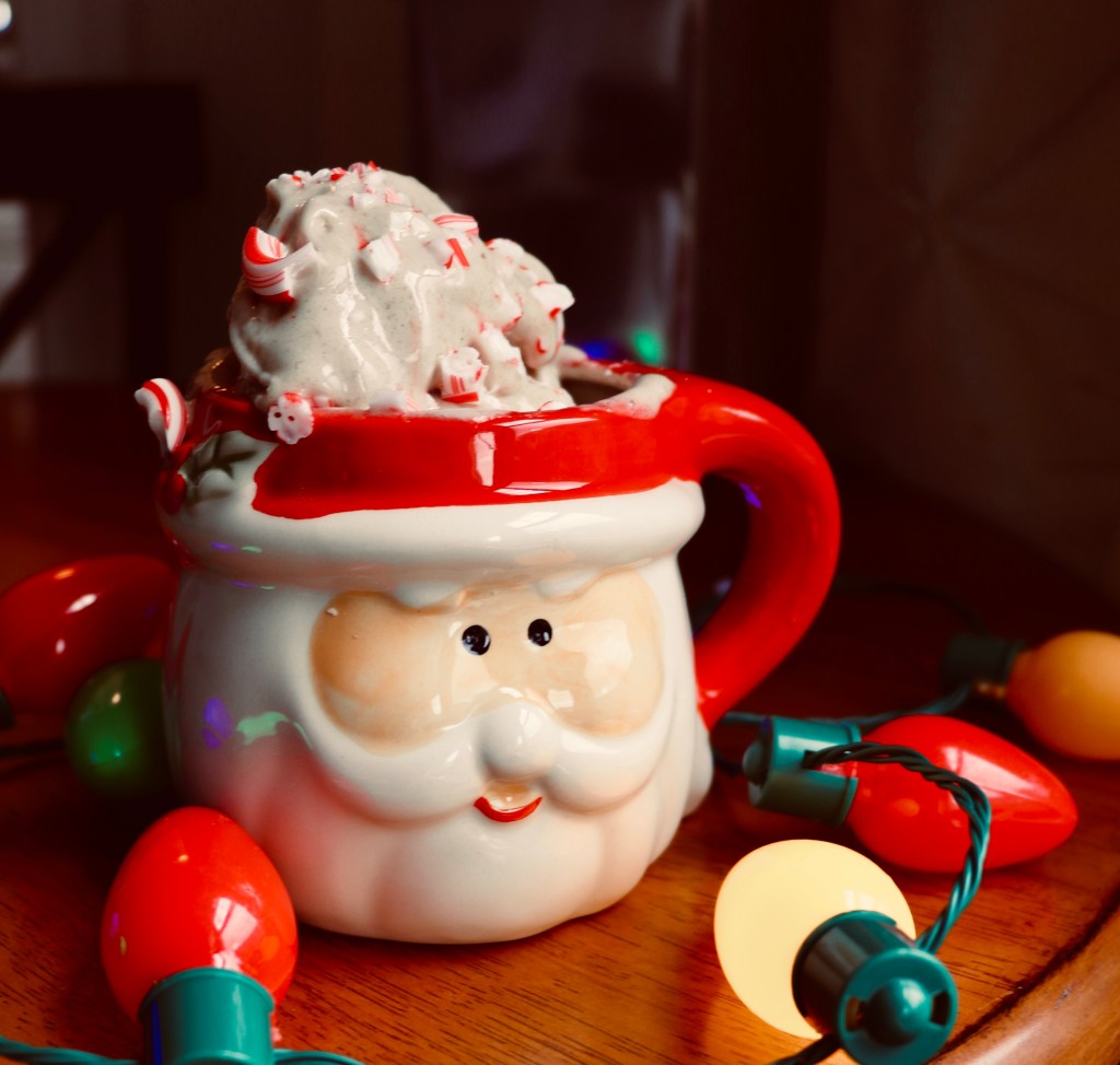 Peppermint Mocha Ice Cream - BeautyBeyondBones #nicecream #dessert #glutenfree #vegan #paleo #dairyfree #christmas #edrecovery #food #sugarfree