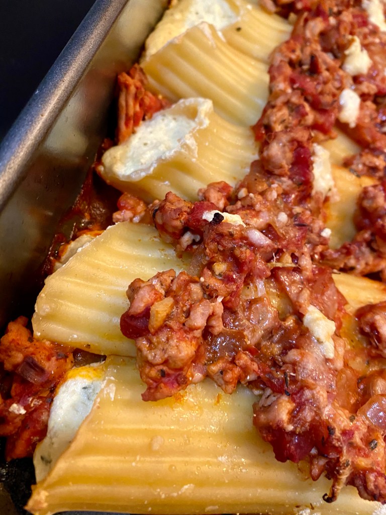Three Cheese Manicotti by BeautyBeyondBones #food #italianfood #pasta #recipes #cheese #edrecovery