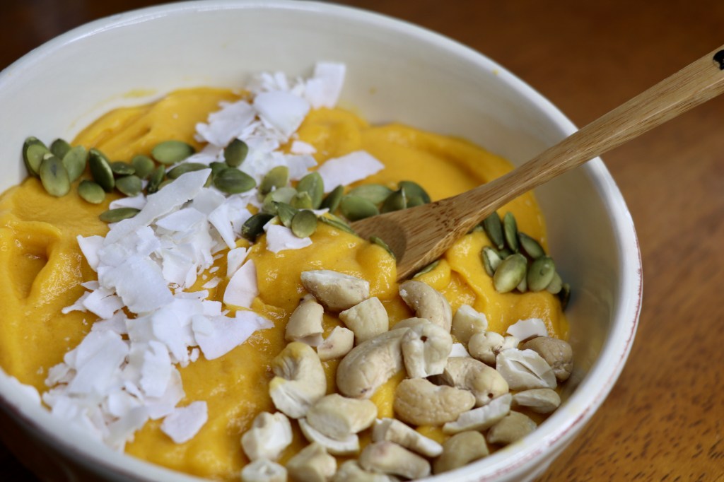 Pumpkin Pie Ice Cream by BeautyBeyondBones #glutenfree #vegan #paleo #dairyfree #fall #pumpkinspice #edrecovery #dessert