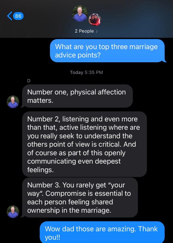 Marriage advice and tips from my parents on their 46th Wedding Anniversary! And how their "secrets" are exactly the opposite of ABC's The Bachelorette's most recent Instagram post. #love #marriage #relationships #faith #catholic #bachelor #jesus #god #family #parenting