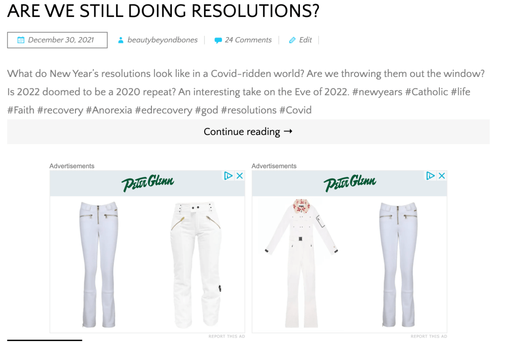 After an ad for Planned Parenthood showed up on my auto-generated advertisement banners, it's about time to outline what I stand for, and what I don't. Just in time for 2022. #catholic #faith #blogger #god #edrecovery #recovery #family #2022 #newyears #life