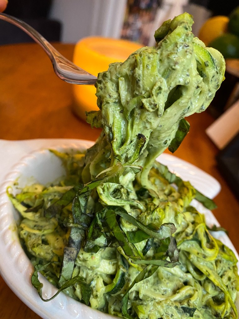 Cheesy Pesto Pasta by BeautyBeyondBones #healthyfood #vegetarian #glutenfree #food #edrecovery #yum 