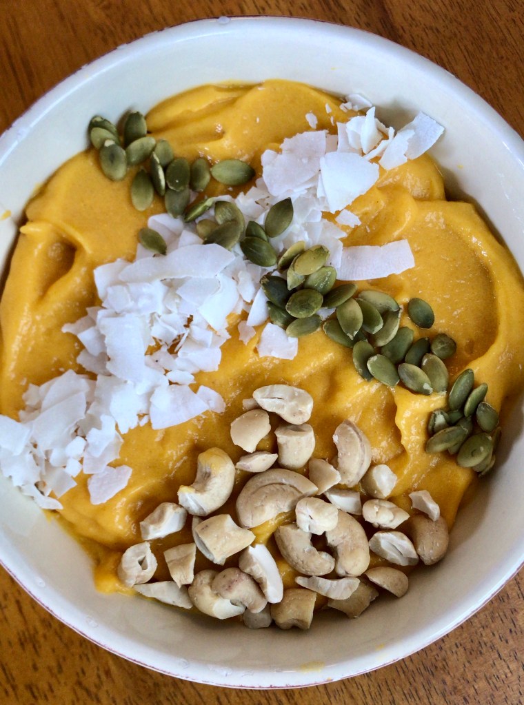 Pumpkin Pie Ice Cream by BeautyBeyondBones #glutenfree #vegan #paleo #dairyfree #fall #pumpkinspice #edrecovery #dessert