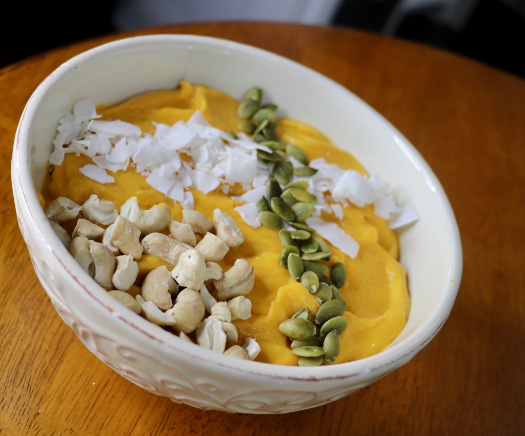 Pumpkin Pie Ice Cream by BeautyBeyondBones #glutenfree #vegan #paleo #dairyfree #fall #pumpkinspice #edrecovery #dessert