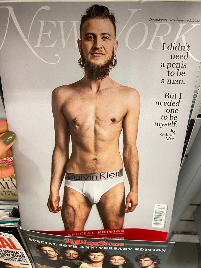 The recent New York Magazine cover story describes a transgender man’s Phalloplasty, & how only his new penis made him “fully himself.” Top Eating Disorder Recovery blogger shares her experience with body dysmorphia, and considers what - if any - similarities exist between the two. #edrecovery #recovery #catholic #healing #mentalhealth #faith #eatingdisorder #gender #god #life