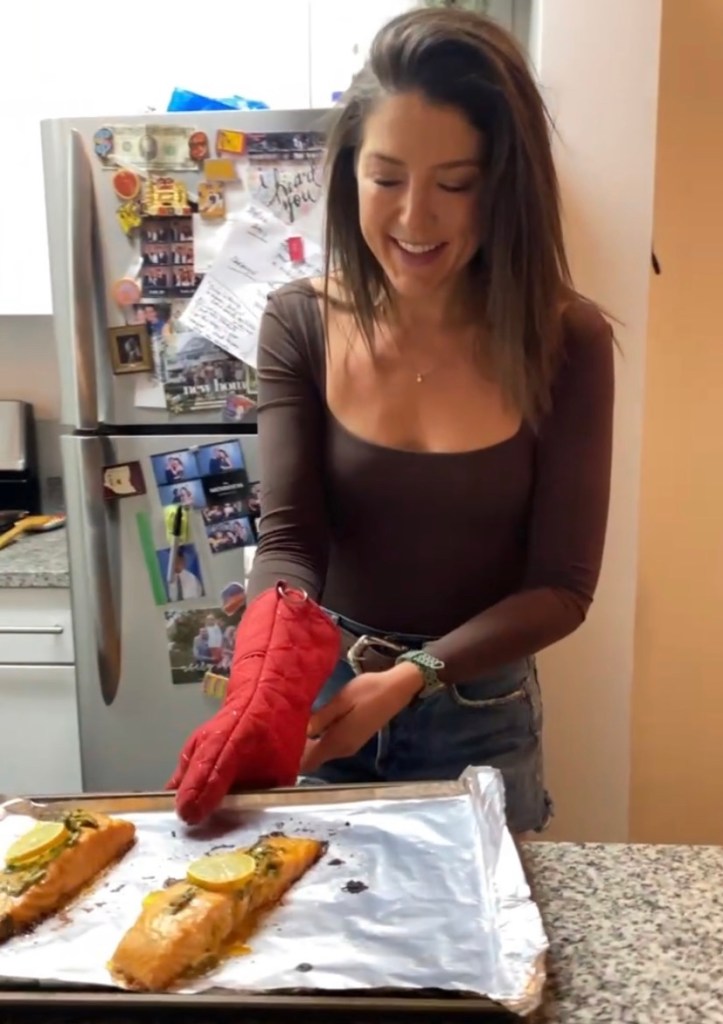 If you're not marinating your salmon, you're doing it wrong! This FLAVORFUL Ginger Lime Salmon has a secret ingredient...pineapple! It's a phenomenal #dinner your family will love! #cooking #food #salmon #seafood #fish #healthyfood #lowcarb #glutenfree #specificcarbdiet 