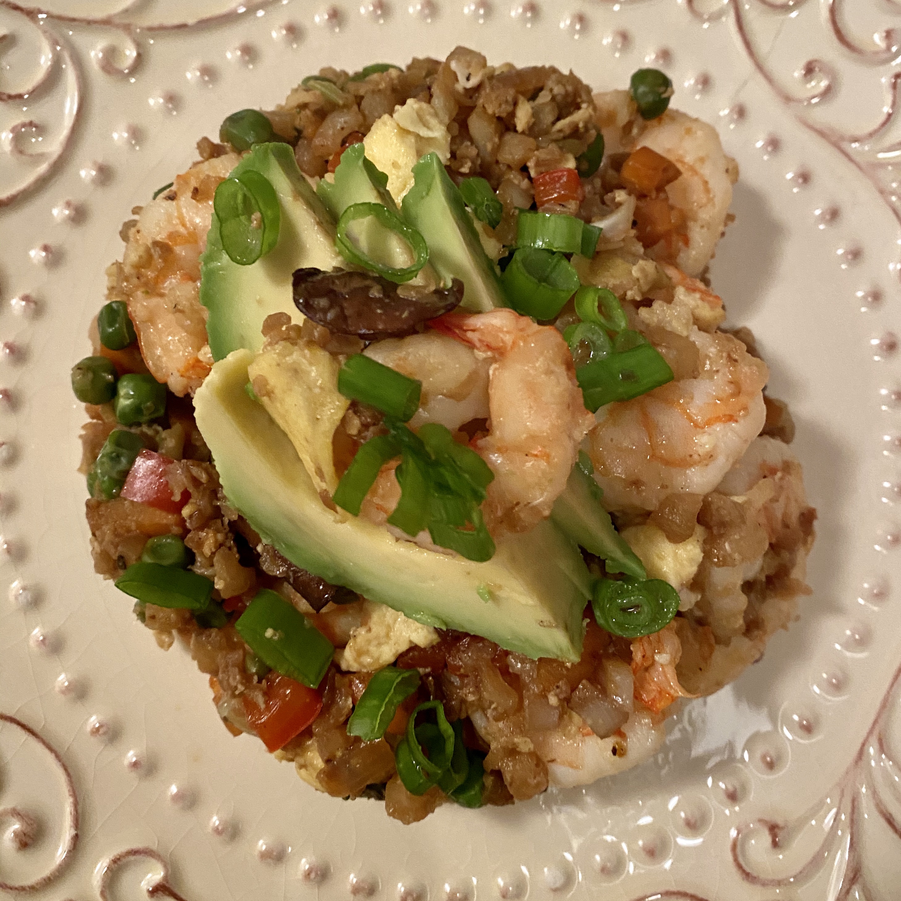 Pineapple Shrimp Fried Rice by BeautyBeyondBones #glutenfree #paleo #cooking #food #grainfree #healthyfood #edrecovery #specificcarbohydratediet #pescatarian
