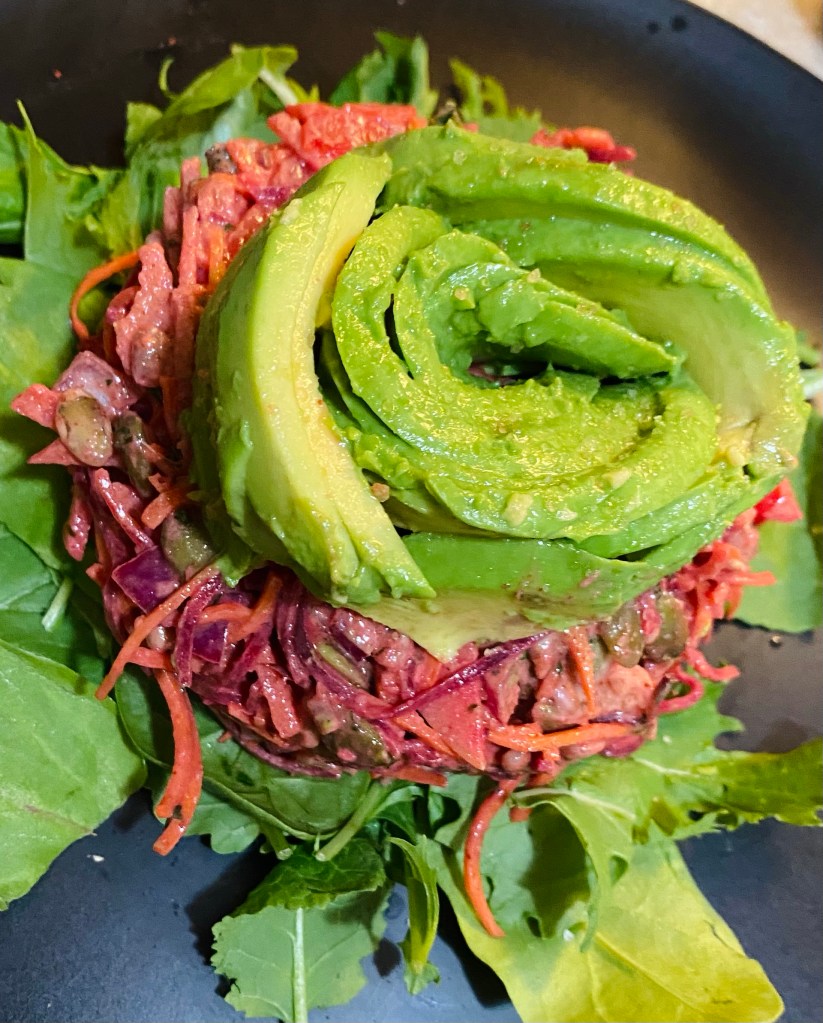 BBQ with Rainbow Salad! by BeautyBeyondBones #glutenfree #grainfree #vegan #paleo #vegetarian #plantbased #healthyfood #food #dinner #edrecovery #yum